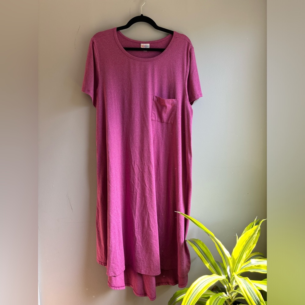 XXL LuLaRoe tshirt dress high low